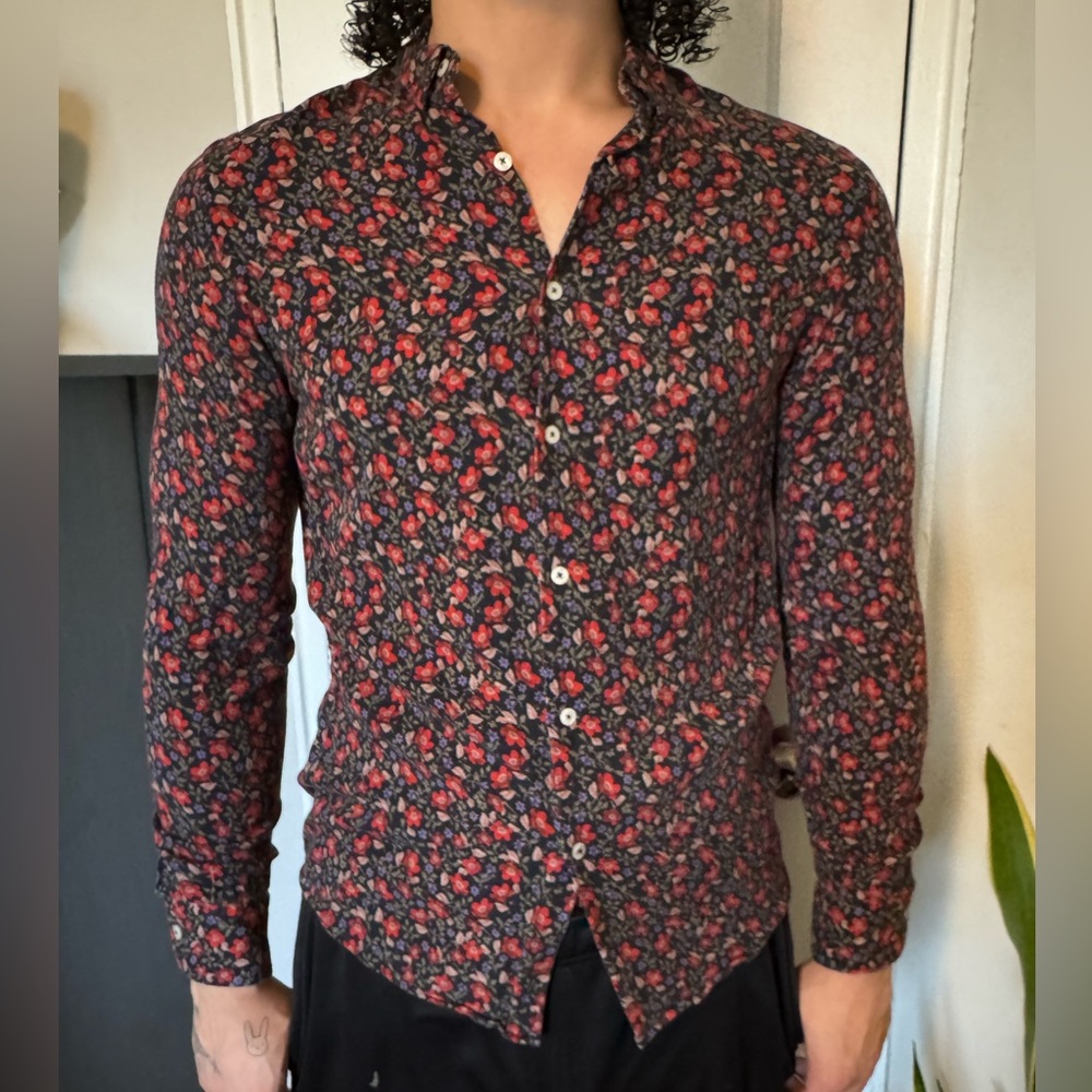 ZARA Men’s Floral Button Down